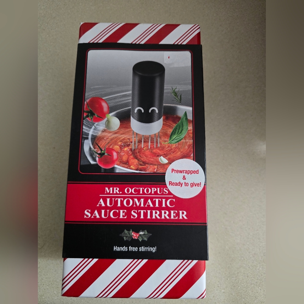 Pre-wrapped Gifts: Mr. Octopus Automatic Sauce Stirrer